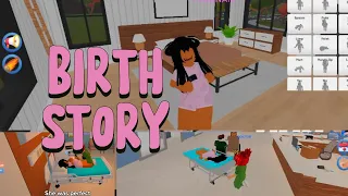 MY BIRTH STORY in ROBLOX