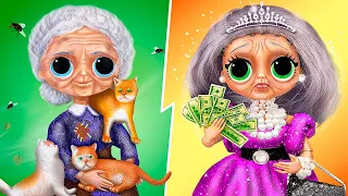 Abuela Rica vs Abuela Pobre / 10 Ideas para Muñecas LOL Surprise