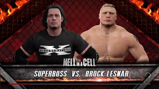 WWE 2K17 Superboss - Brock Lesnar (Hell in a Cell) World Heavyweight Championship