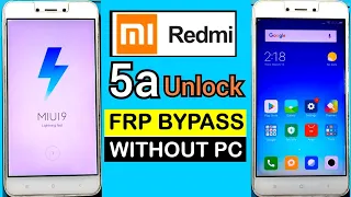 Redmi 5A FRP LOCK RESET 2024🔓Mi 5A FRP Bypss Without PC🔓Redmi 5a Google Account Bypass💥#gkyt #mi#frp