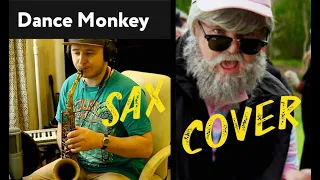 Саша Тесла - Dance Monkey (Tones and I sax cover)