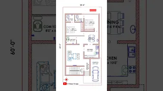 30 x 60 simple house plan II 1800 sqft house plan II best house plan #shorts #homedesign #2bhk #home