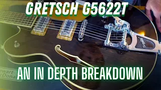 Taking a close look and listen to the Gretsch G5622t