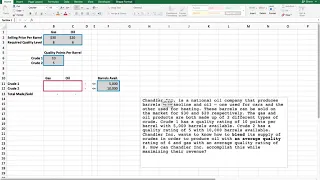 MBA 6010P: Blending Problems I