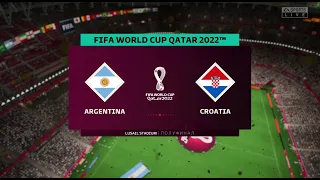 Сборная Аргентина-Сборная Хорватия 1/2 финала Чемпионат мира Катар 2022