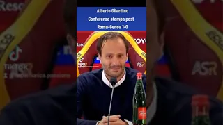 Alberto Gilardino Conferenza stampa post Roma-Genoa 1-0