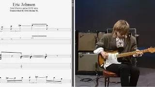 Eric Johnson style pentatonic cascade lick - Best lick (animated tab - Fast & slow)