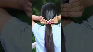 beautiful ponytail hairstyles for school/college girls 👧 #shorts #shortsvideo #trending