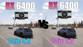 RX 6400 - PCIe 4.0 vs 3.0 : Test in 3 Games