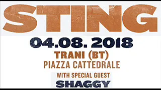 STING & SHAGGY - Waiting For The Break Of Day (Trani, IT 04-08-2018) (AUDIO)