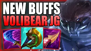 VOLIBEAR JUNGLE IS A LOW ELO CARRY MONSTER AFTER THE BUFFS! Best Build/Runes Guide League of Legends