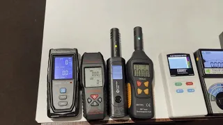 5G Cell Phone RF Signal Test Trifield TF2 Acoustimeter Cornet GQ EMF-390 TACKLIFE ERICKHILL Meterk