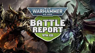 Orks vs Drukhari Warhammer 40k Battle Report Ep 254