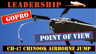 GoPro POV CH 47 CHINOOK AIRBORNE JUMP