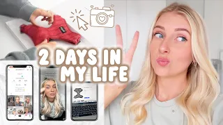 2 days in my life working 2 jobs 💸 (self-employed) vlog!