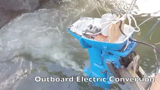 55+hp 48v and 72v Boat Electric Outboard motor conversion