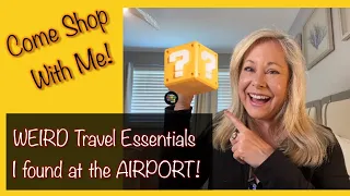 TRAVEL HAUL! AIRPORT SHOPPING SPREE! Interesting travel essentials I found at the airport