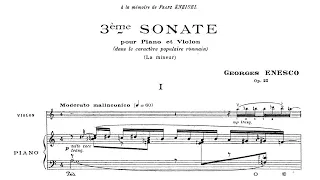 George Enescu - Violin Sonata No. 3 in A Minor, Op. 25