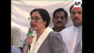 Pakistan - Bomb Blast at Benazir Bhutto Rally