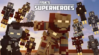 Minecraft Fisk's Superheroes Iron Man Heropack [Mark 42!!!] (Iron Maniac Patreon Version!)