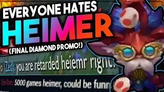 EVERYONE HATES HEIMERDINGER.....Even My Own Team? | The Road To Challenger! - League of Legends