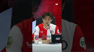 Of kersverse Feyenoord-aanwinst Ueda 𝐞𝐱𝐭𝐫𝐚 𝐝𝐫𝐮𝐤 voelt vanwege zijn prijskaartje? 🇯🇵😅