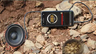 mini speaker and earphone pin ki madad se banaye metal detector