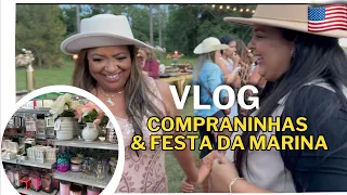 VLOGÃO: FESTA DA MARINA NA AMÉRICA | COMPRANDO PRESENTE | ARRUME-SE COM NOSSA FAMÍLIA |