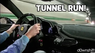 Ferrari 458 Speciale TUNNEL Blast in Monaco