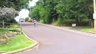 Kid Crashes on Longboard