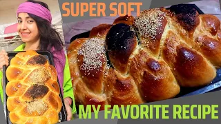 This is how my grandmother every day made bread during the war in my country|quick&easy braided