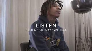 [FREE] Polo G x Lil Tjay Type Beat "Listen" (Prod. Dizzy1nz)