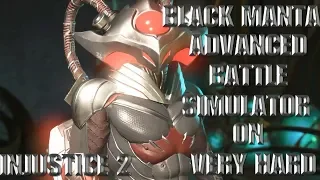 Injustice-Black Manta Advanced Battle Simulator on Very Hard(No Matches Lost)