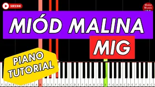 MIÓD MALINA (Mig) - Piano Keyboard Tutorial