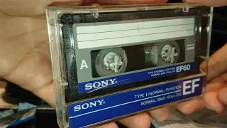 Sony Compact Cassette EF60 - 4K Unwrapping!