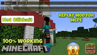 How to Download Replay Mod for Minecraft PE 100% working