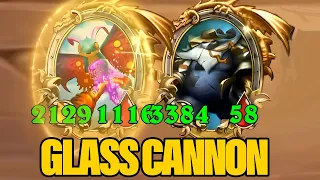 The Absurd Combo That Made A Giant Glass Cannon Build | Dogdog Hearthstone Battlegrounds