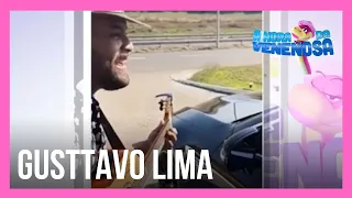 Gusttavo Lima para carro para ver apresentação de fã