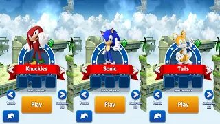 Sonic Dash Prime Team Sonic Battle: Sonic vs Knuckles vs Tails (android, ios) Gameplay 3D