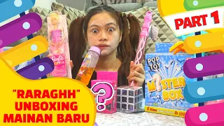 RARAGHH!! Si RARA Kecil Unboxing Mainan RANDOM Dari Mini Market Part 1