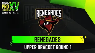 CS:GO - Renewal vs. Renegades [Ancient] Map 1 - ESL Pro League Conference Season 15 - UB Round 1
