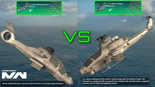 RAH-66 Comanche & AH-1Z Viper Helicopter | COMPARISON | Modern Warships