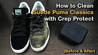 How to Clean Suede Puma Classics with Crep Protect