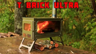 Pomoly T Brick Ultra - Portable Wood Stove For Hot Tent Camping