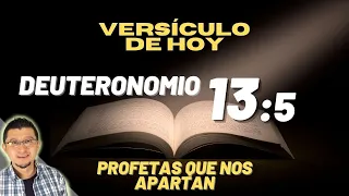 Versículo del día de hoy de la Biblia Deuteronomio 13:5 Profetas de la biblia - Rony Mejía Lino