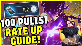 100 SUMMONS! (EPIC) RATE UP GUIDE! Solo Leveling: Arise