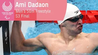 🇮🇱 A Paralympic Record and 2 Golds for Dadaon! Men's 50M Freestyle - S4 Final|Tokyo 2020 Paralympics