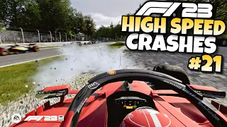 F1 23 HIGH SPEED CRASHES #21