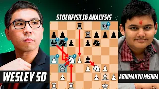 Wesley So vs. the Youngest Grandmaster Abhimanyu Mishra - Champions Chess Tour 2021