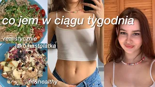 WHAT I EAT IN A WEEK! (jako nastolatka, intermittent fasting)